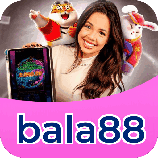 Interface do aplicativo bala88 mostrando jogos disponíveis no iOS e Android